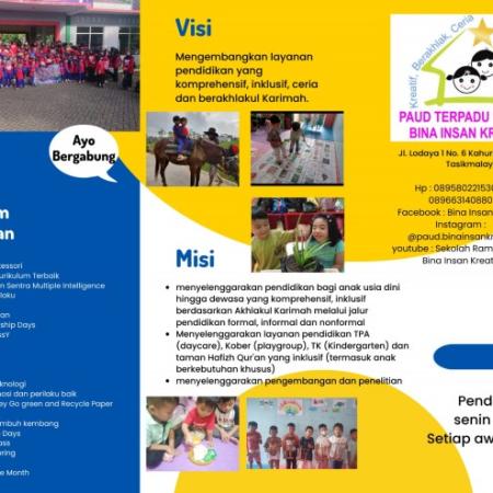 Ayo Bergabung Bersama PAUD BIK
